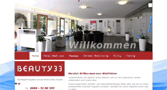 Desktop Screenshot of beauty33.com